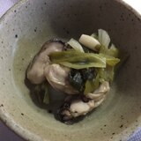 長ネギと牡蠣の味噌鍋